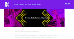 Desktop Screenshot of kickstartent.com